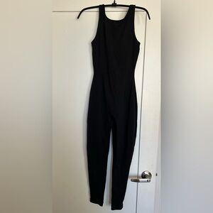Dance France Black Sleeveless Jumpsuit